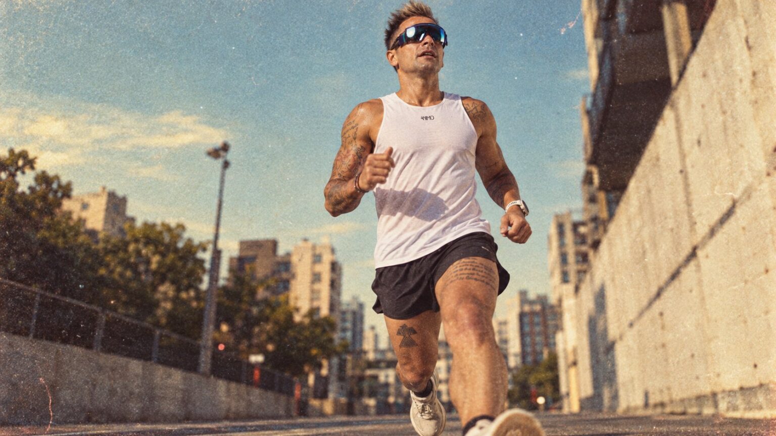 Runner ANIMO in corsa in città
